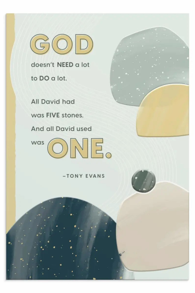 Tony Evans - Encouragement - God Doesn't Need a Lot To Do a Lot