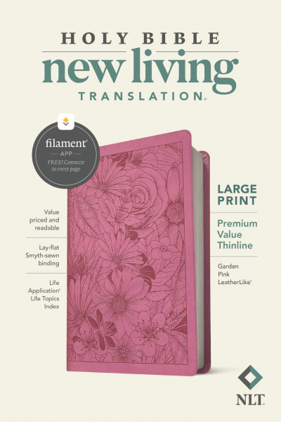 BIBLE-NLT Large Print Premium Value Thinline