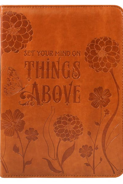 Imitation Leather Things Above Light Brown L